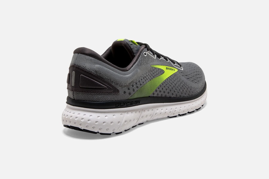 Brooks Glycerin 18 Road Löparskor Herr - Grå - 3602-VKJBI